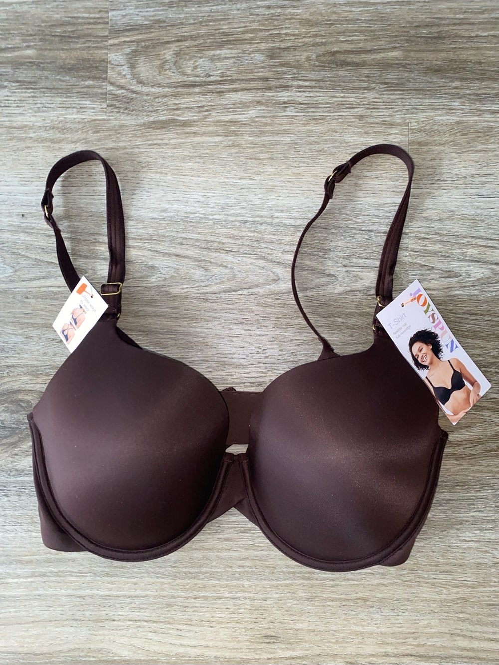 Everyday Smooth Molded T-Shirt Bra — Chocolate Brown